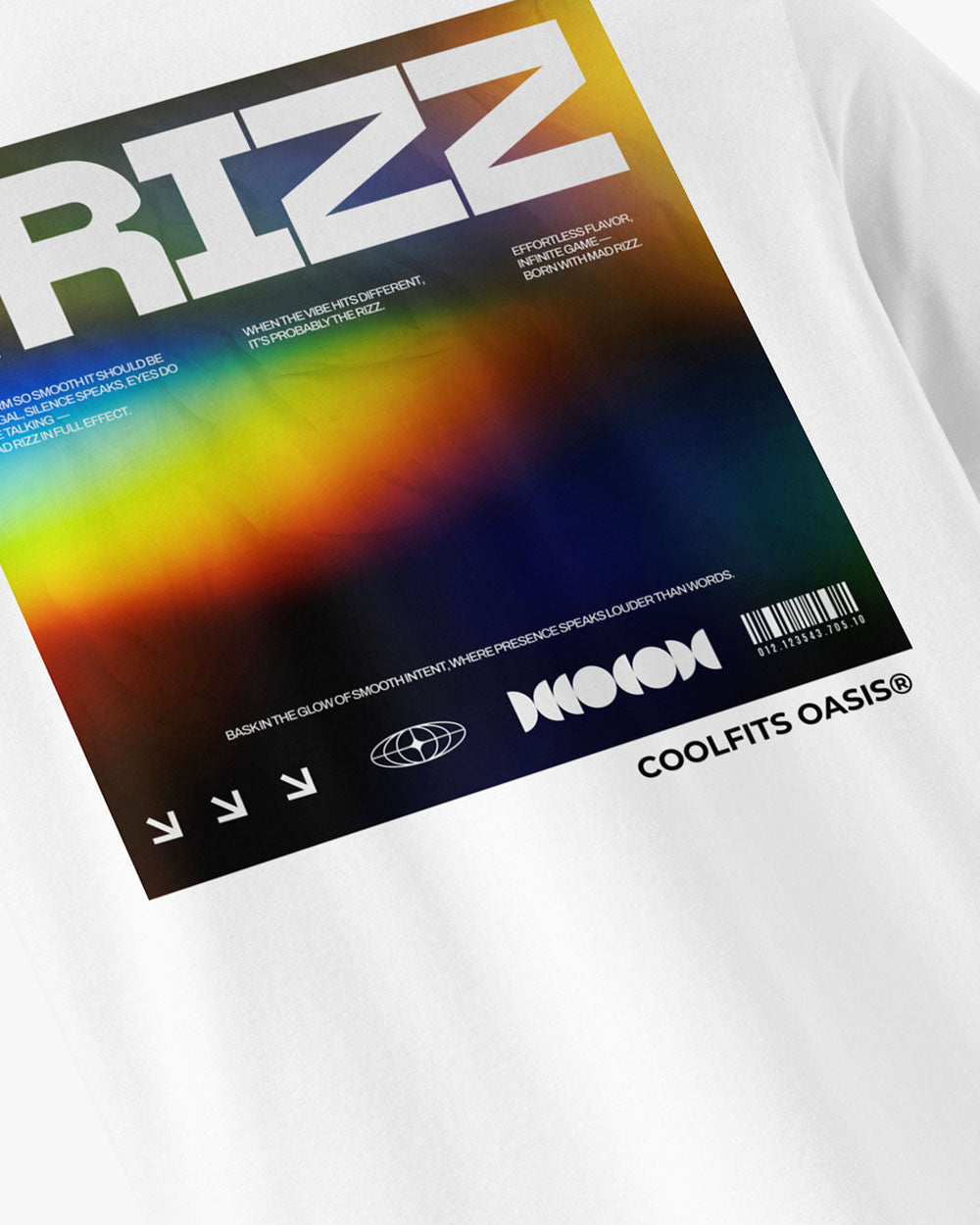 MAD RIZZ - Unisex organic cotton t-shirt - White