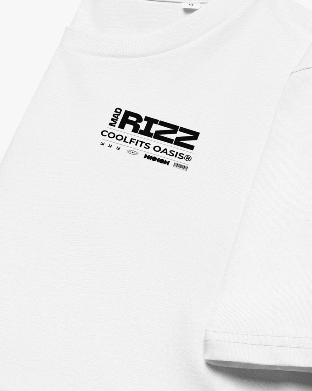 MAD RIZZ - Unisex organic cotton t-shirt - White