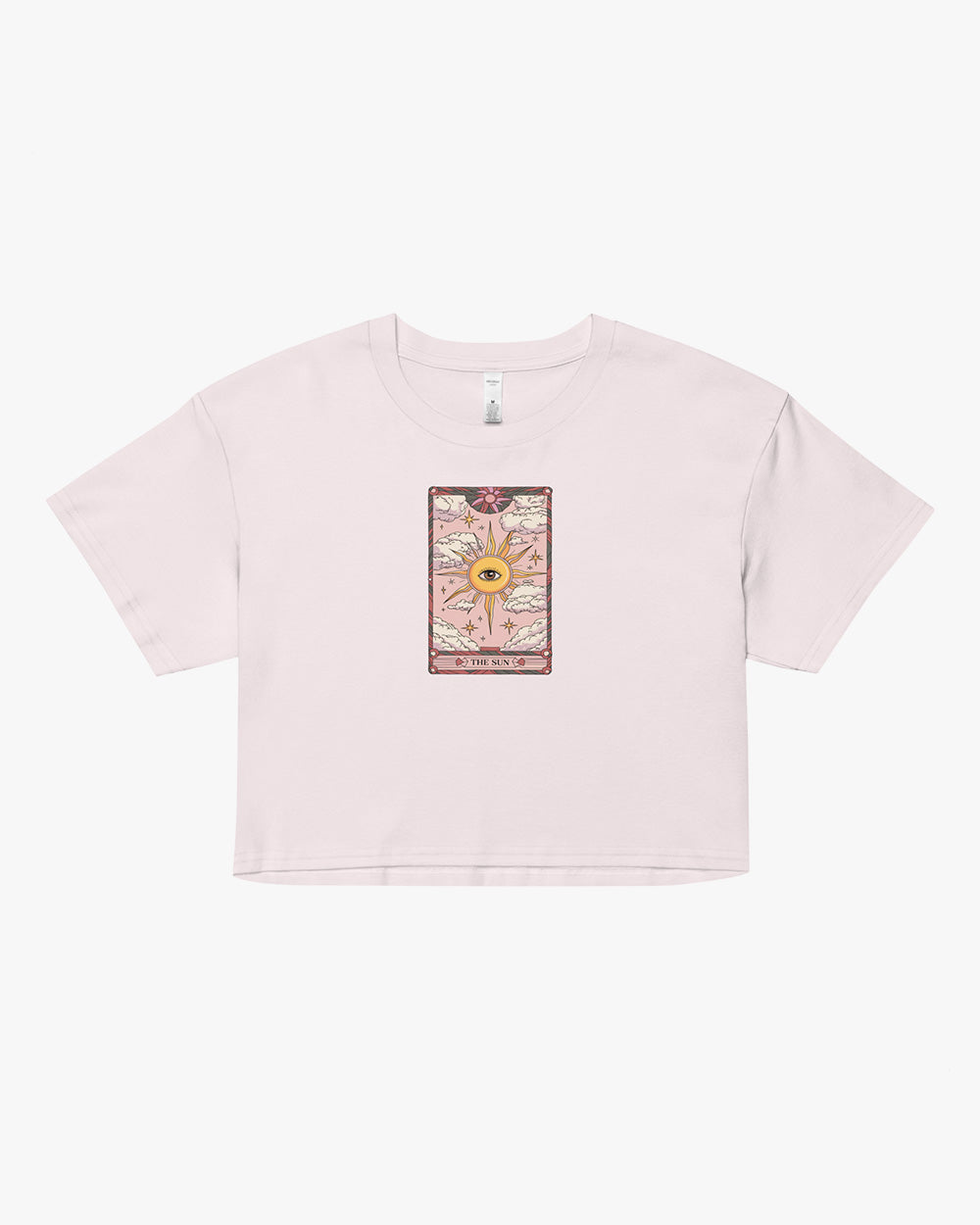 THE SUN TAROT CARD - Women’s crop top - orchid
