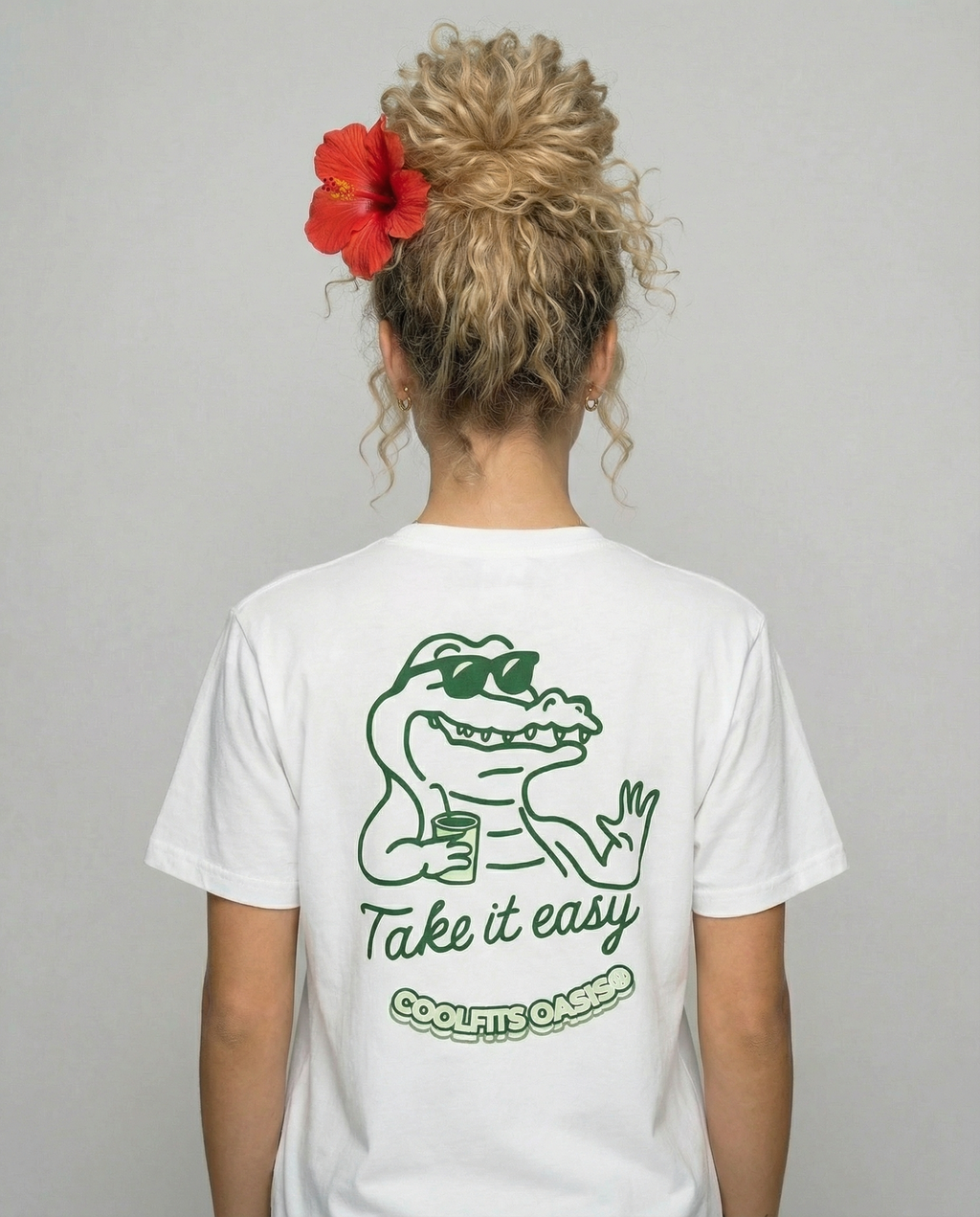 HASTA LUEGO CAIMÁN - TÓMATELO CON CALMA - Camiseta unisex de algodón orgánico - polvo del desierto