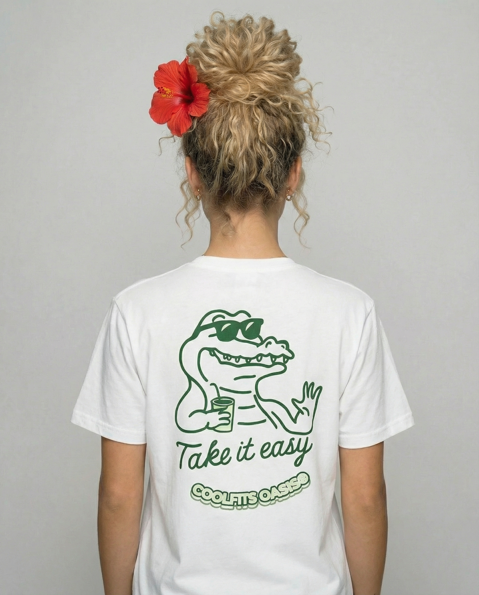 HASTA LUEGO CAIMÁN - TÓMATELO CON CALMA - Camiseta unisex de algodón orgánico - polvo del desierto