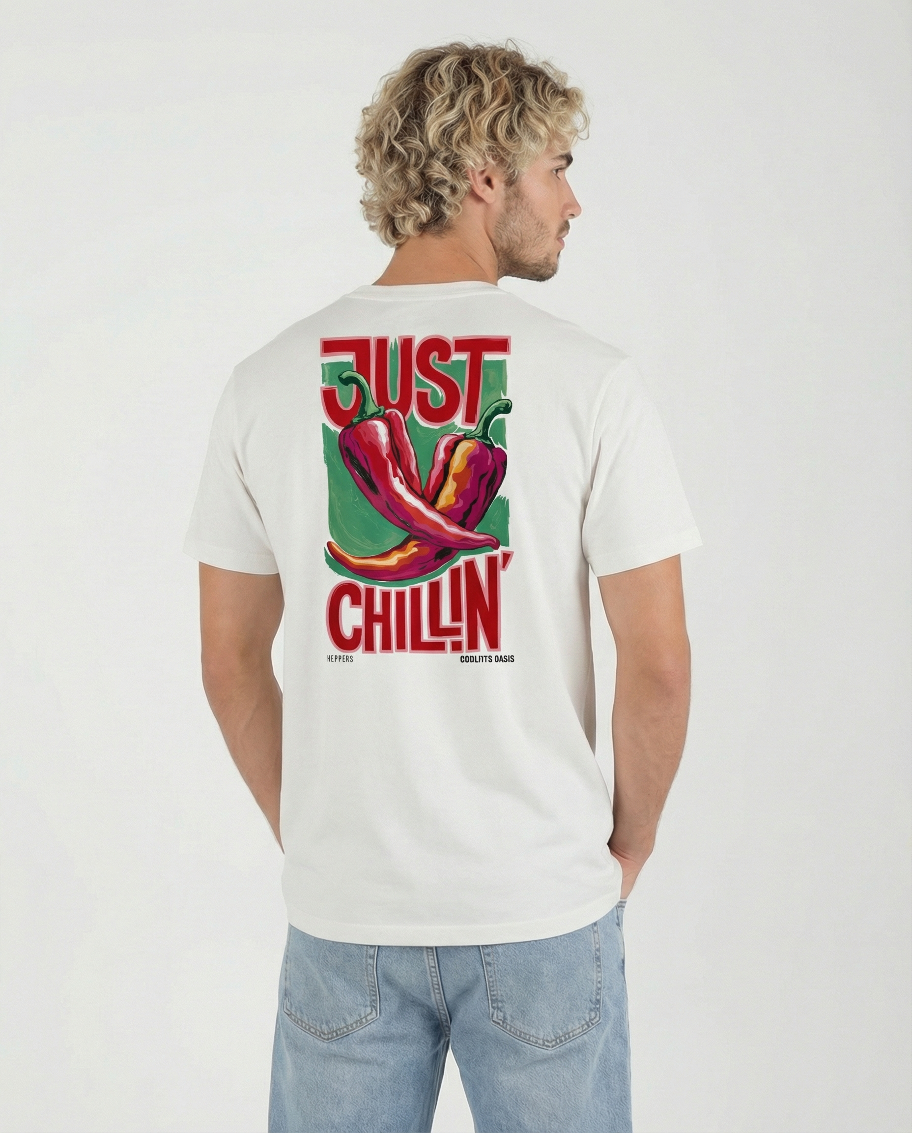 JUST CHILLIN´- Unisex organic cotton t-shirt - white