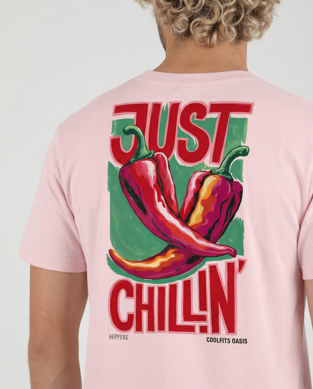 JUST CHILLIN´- Unisex Organic Cotton T-shirt - Cotton Candy Pink