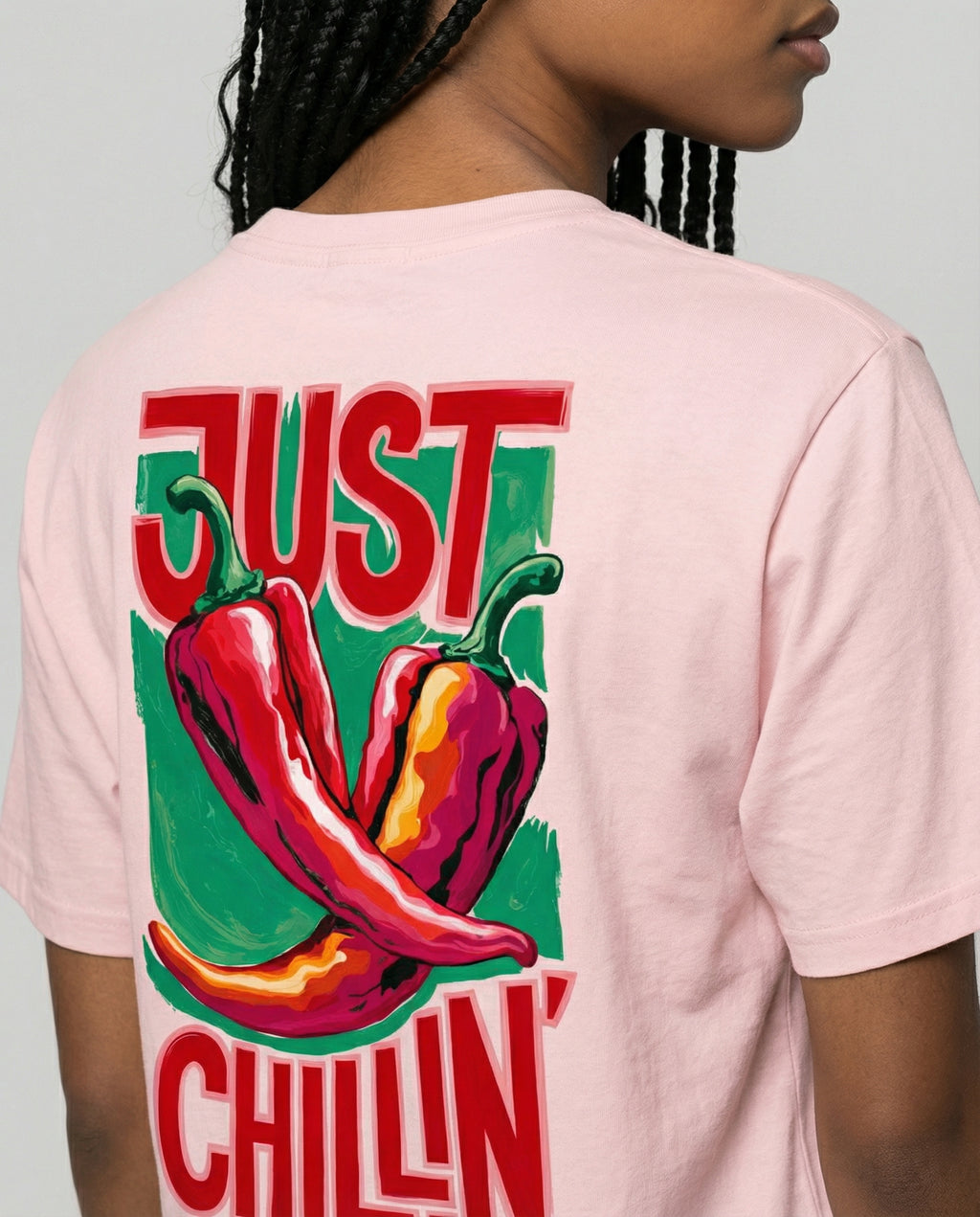 JUST CHILLIN´- Unisex Organic Cotton T-shirt - Cotton Candy Pink