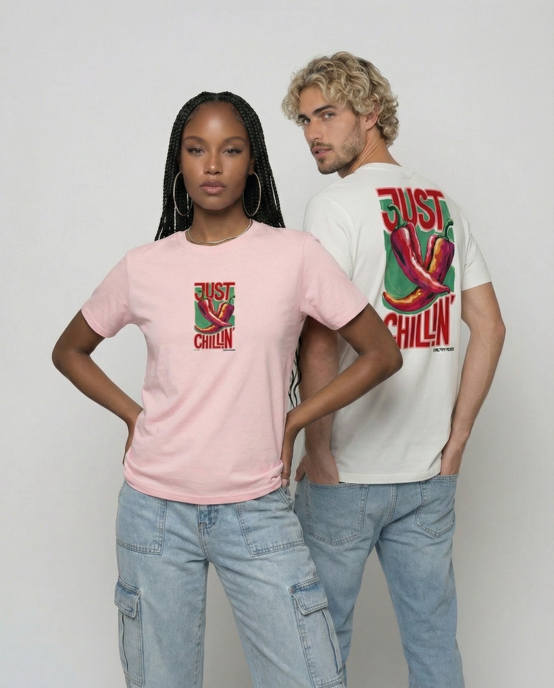 JUST CHILLIN´- Unisex organic cotton t-shirt - white