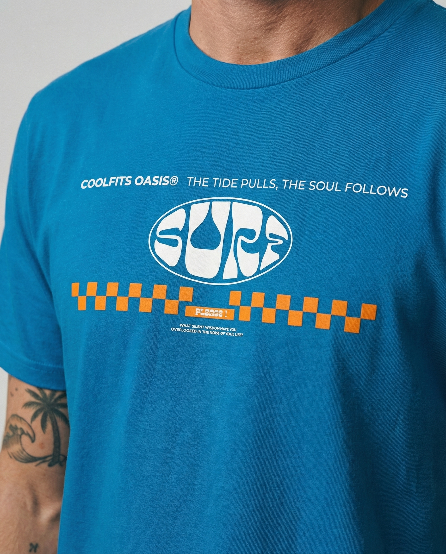 ¡SURF POR FAVOR! - Camiseta clásica unisex de algodón - zafiro