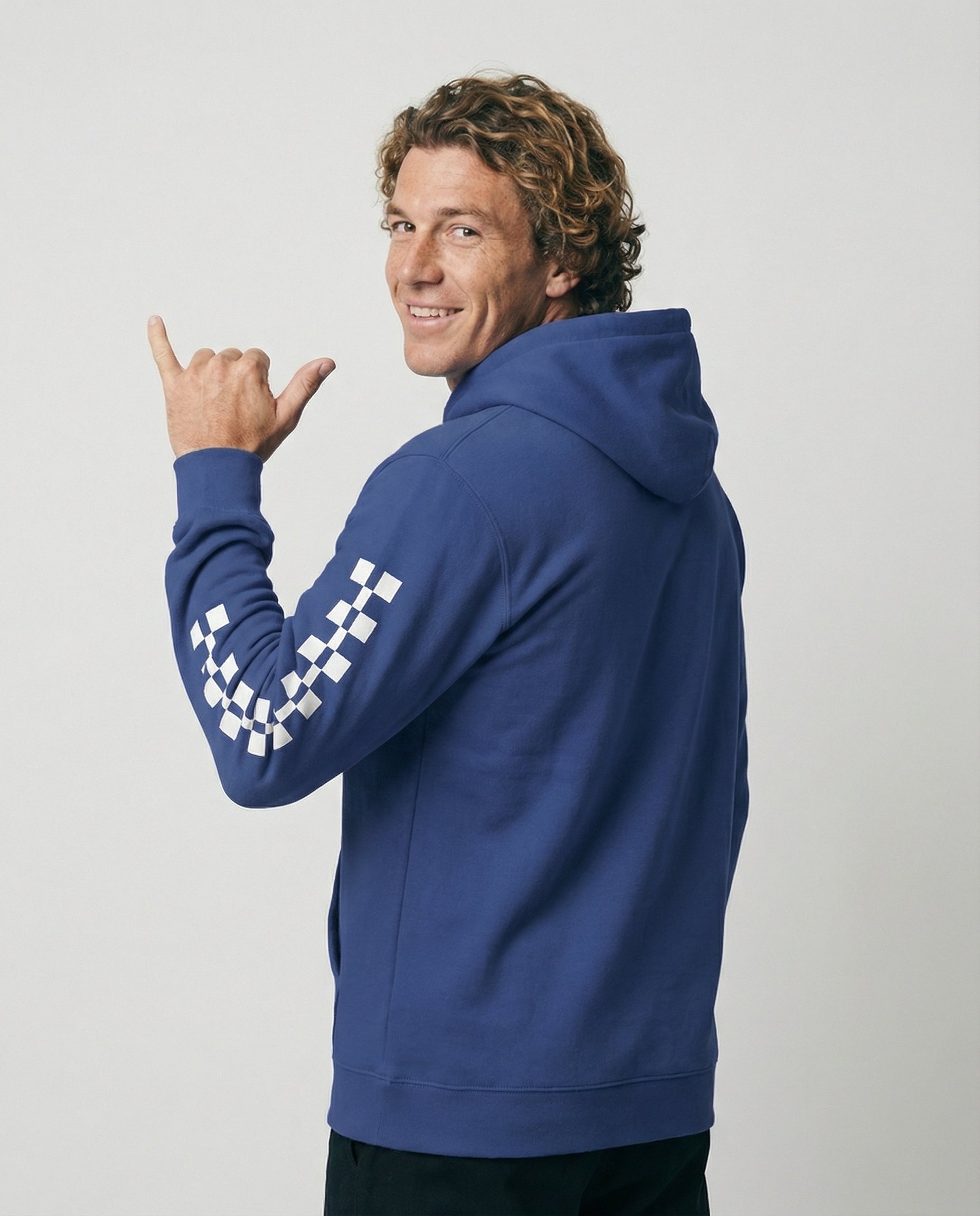 ¡SURF POR FAVOR! - Sudadera unisex con hombros caídos - Cobalto