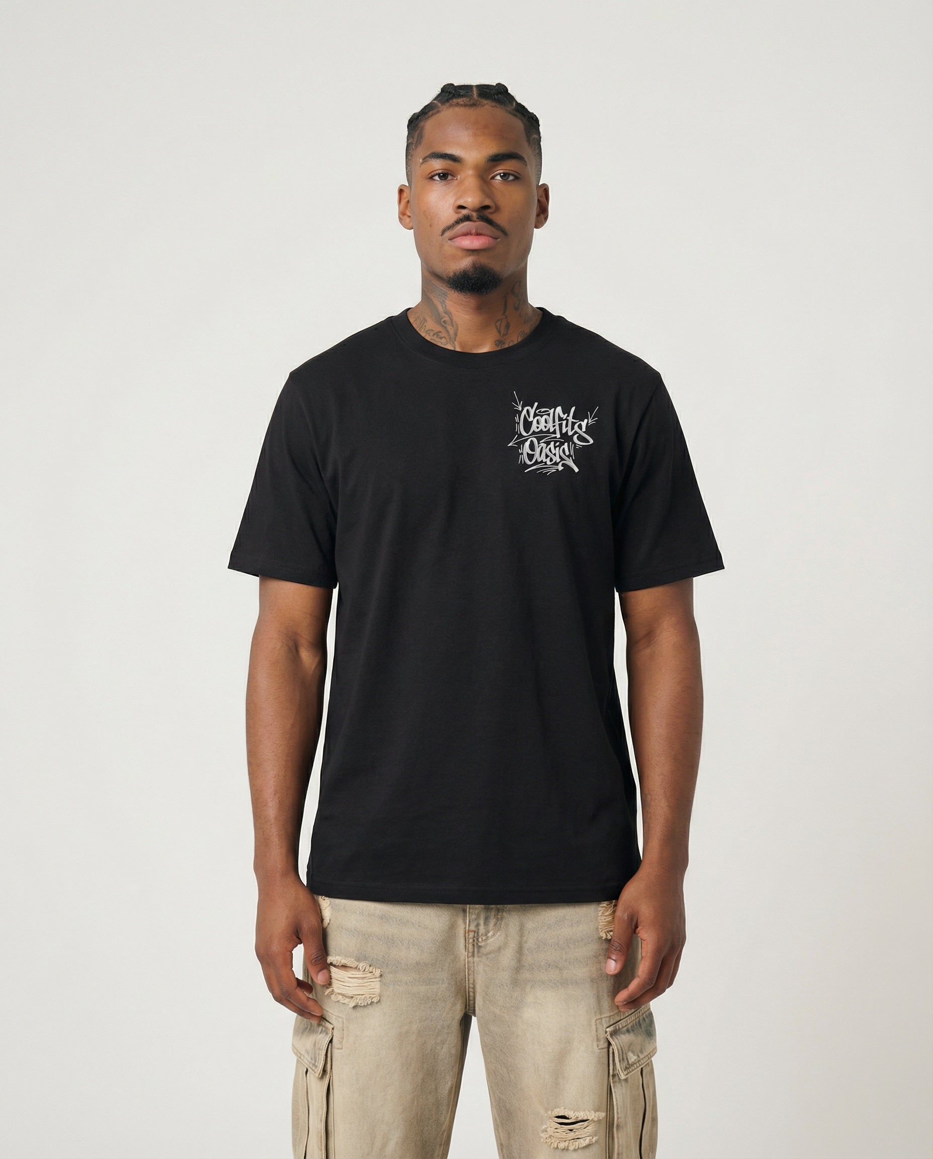 BLUNT FLAVOR - Unisex Organic Cotton T-shirt - Black