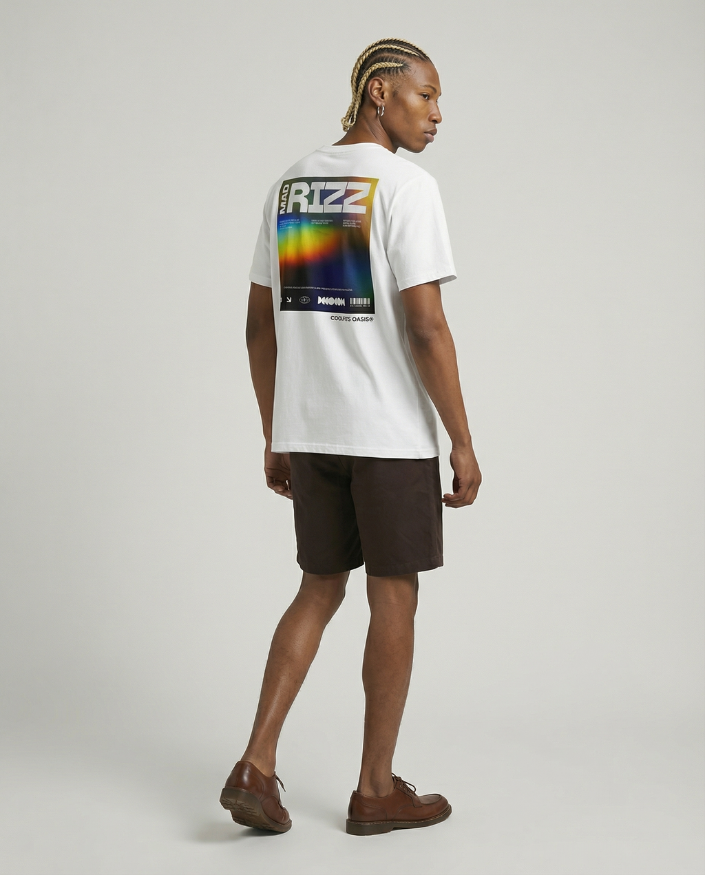 MAD RIZZ - Camiseta unisex de algodón orgánico - Blanca