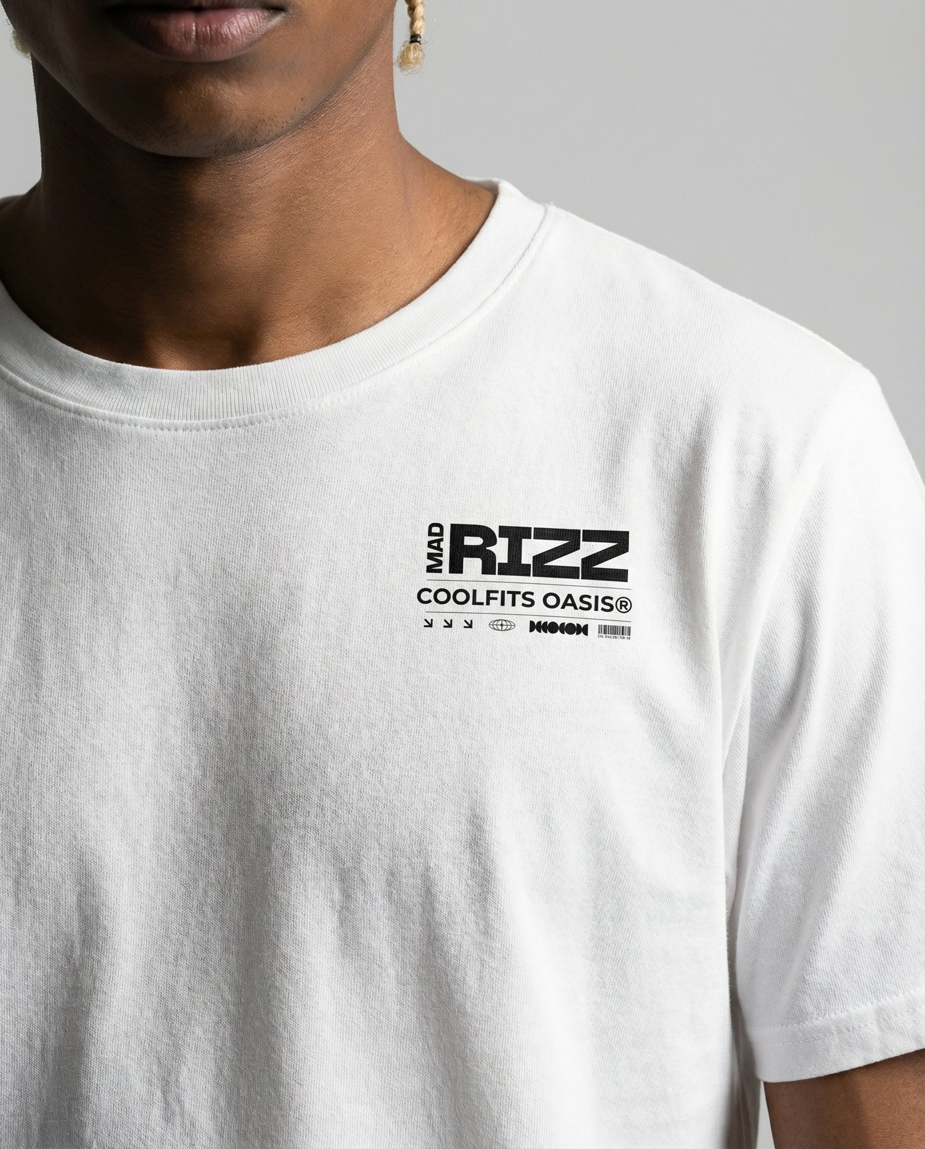 MAD RIZZ - Unisex Organic Cotton T-shirt - White