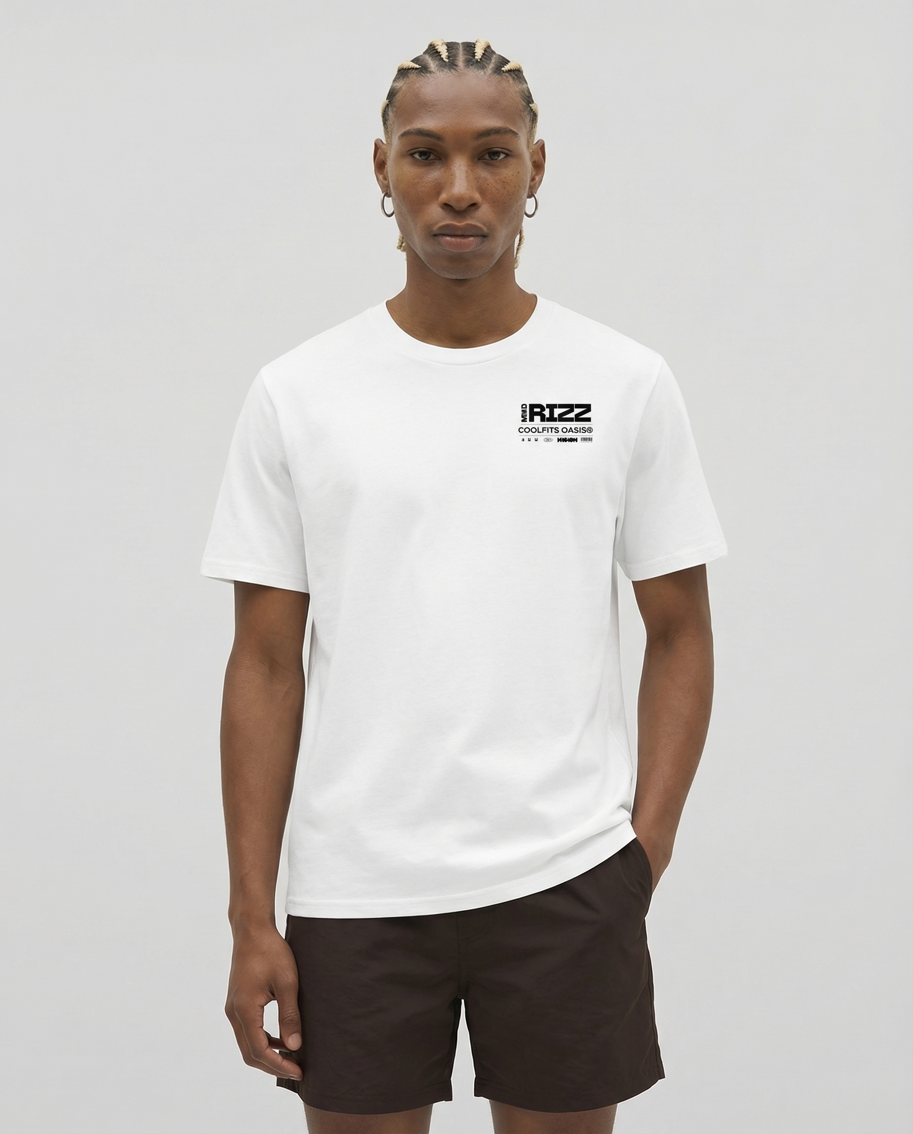 MAD RIZZ - Unisex Organic Cotton T-shirt - White