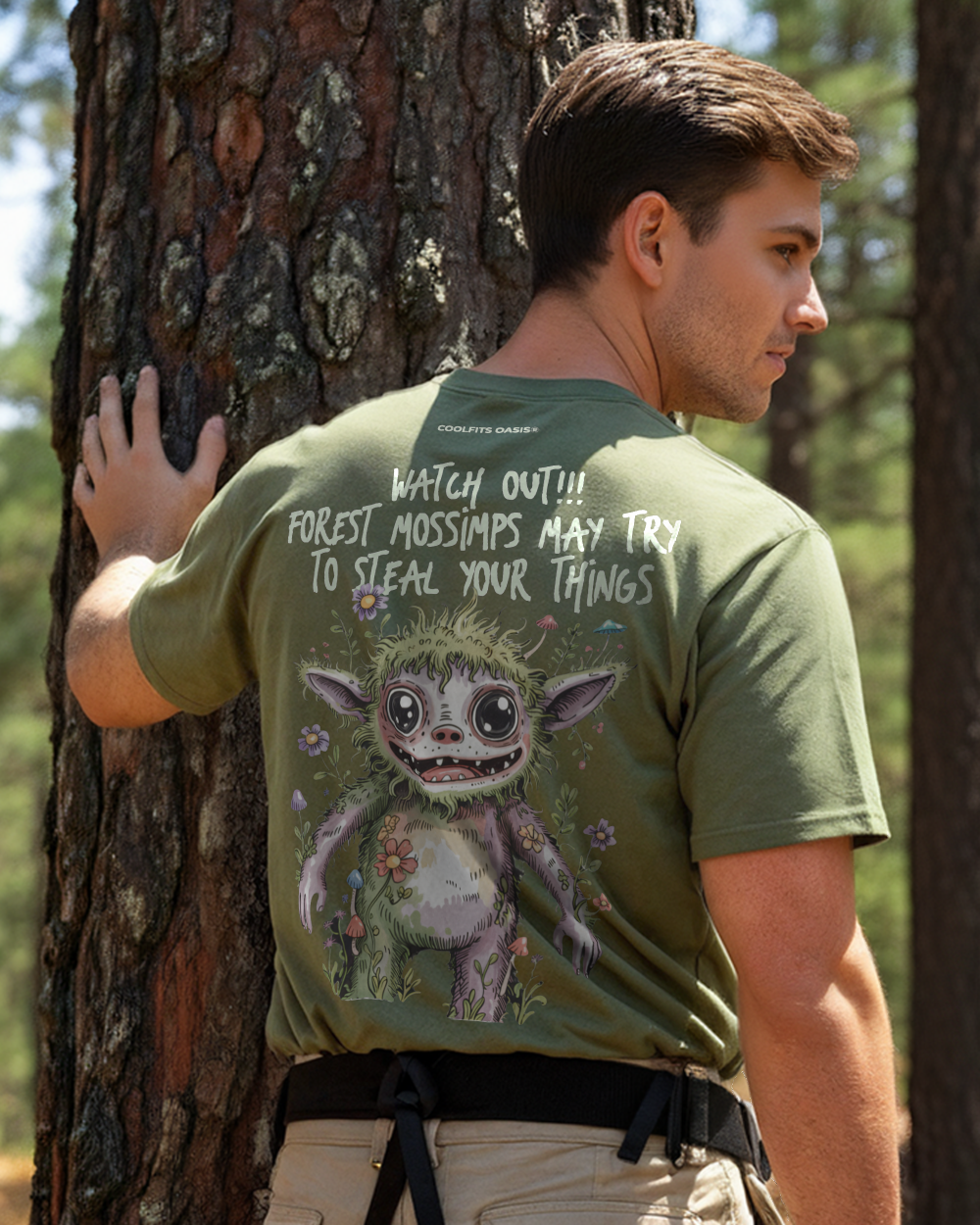 THE MOSSIMPS - Unisex classic tee - military green