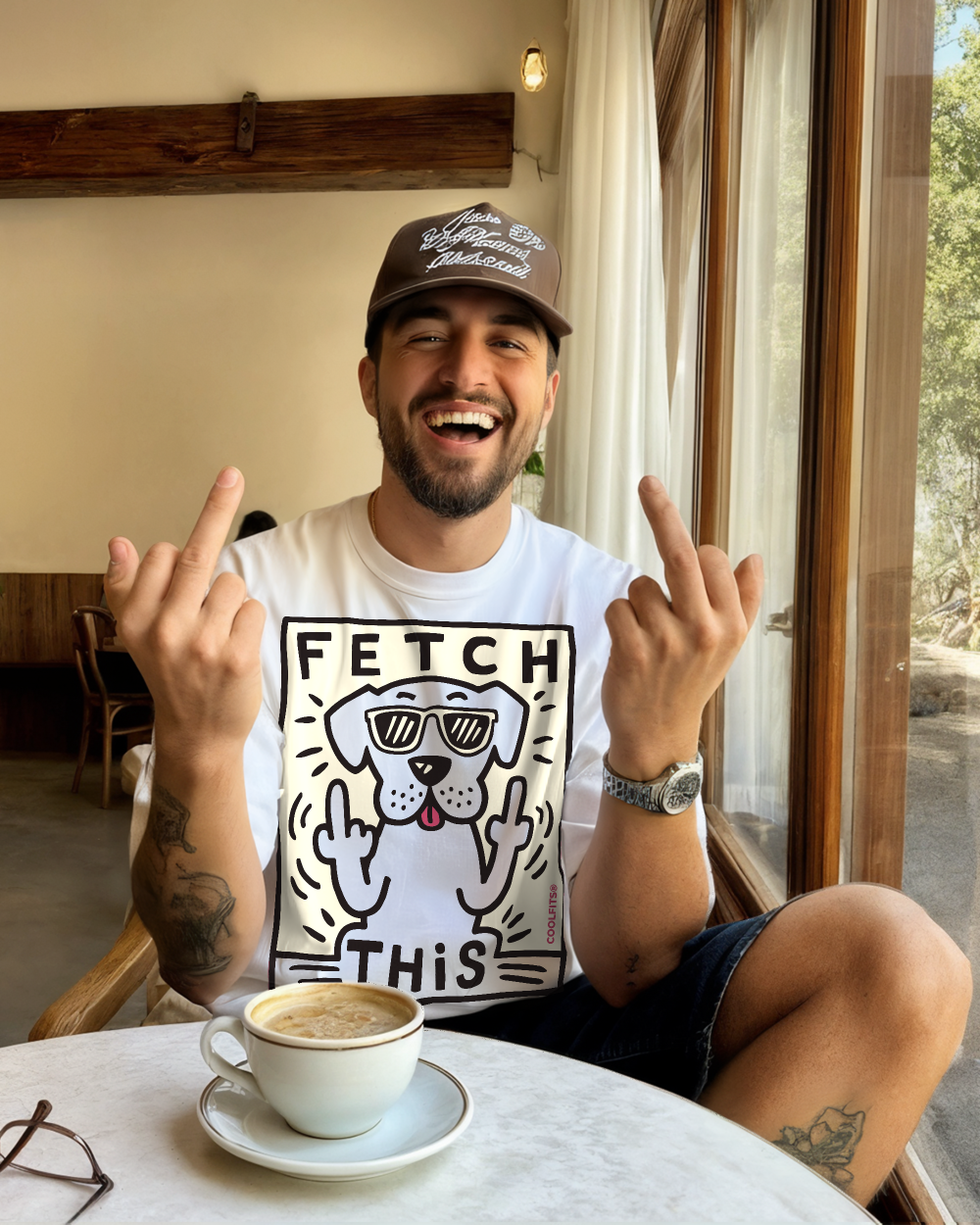 FETCH THIS - Unisex classic urban tee - white