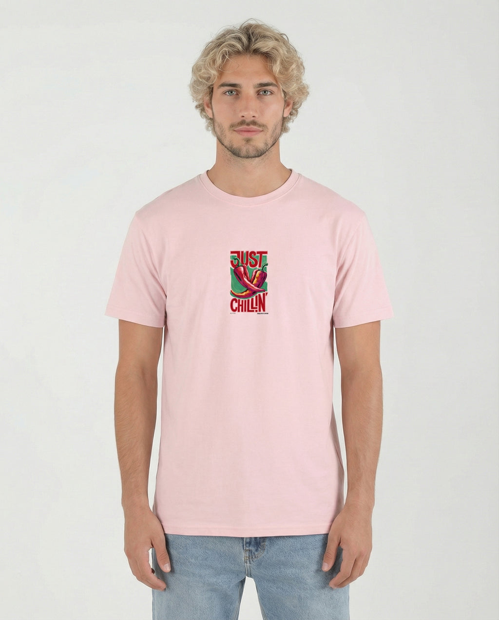 JUST CHILLIN´- Unisex Organic Cotton T-shirt - Cotton Candy Pink