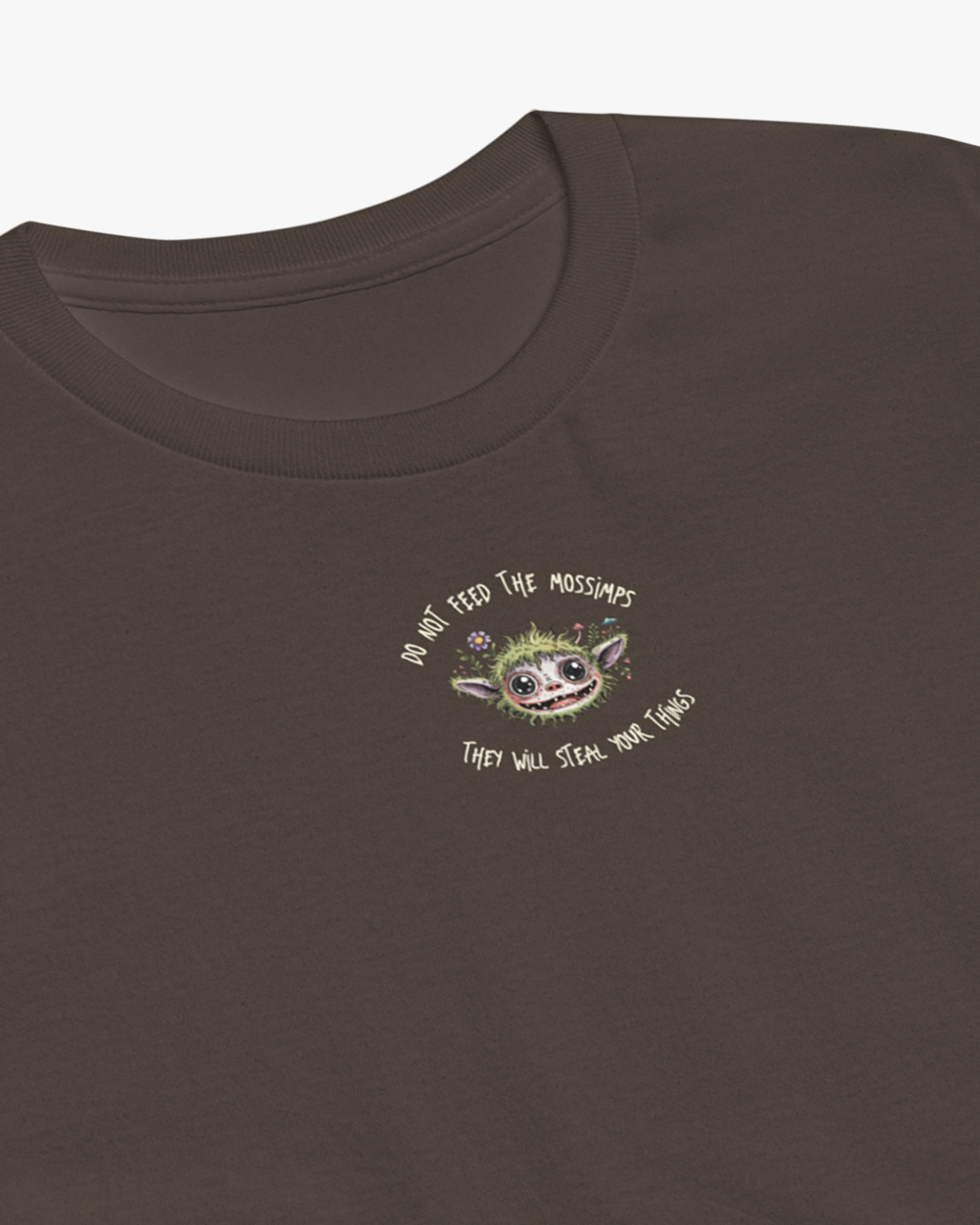 THE MOSSIMPS - Unisex classic tee - dark chocolate
