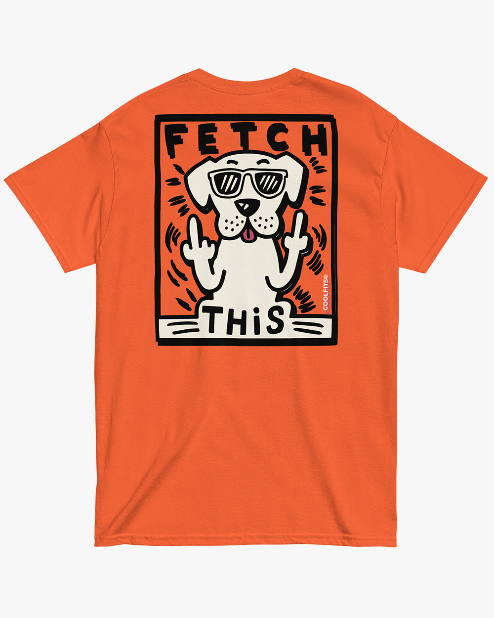 FETCH THIS - High Spotability Unisex tee - safety orange