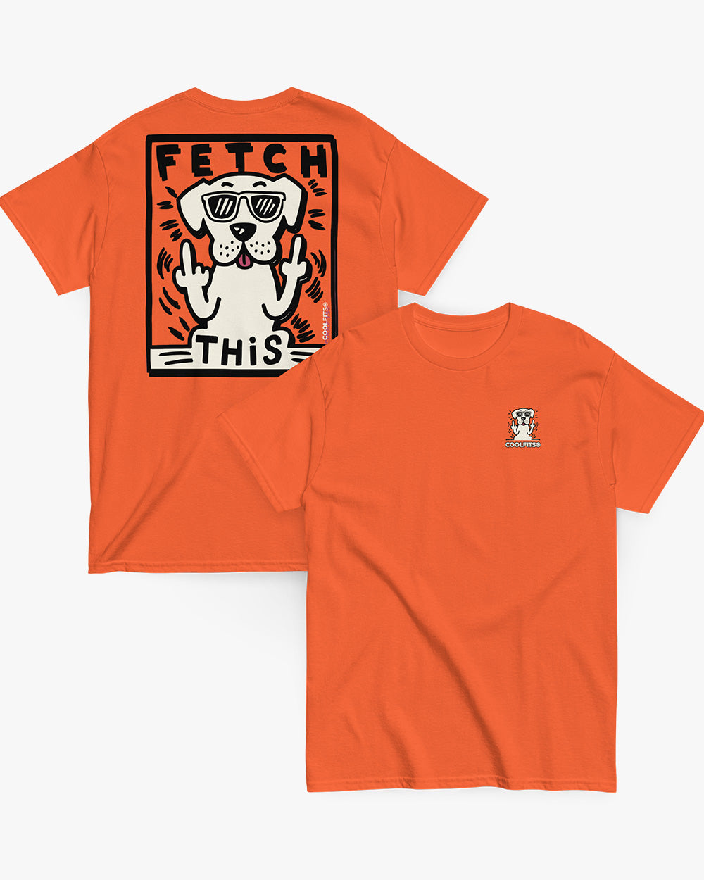 FETCH THIS - High Spotability Unisex tee - safety orange