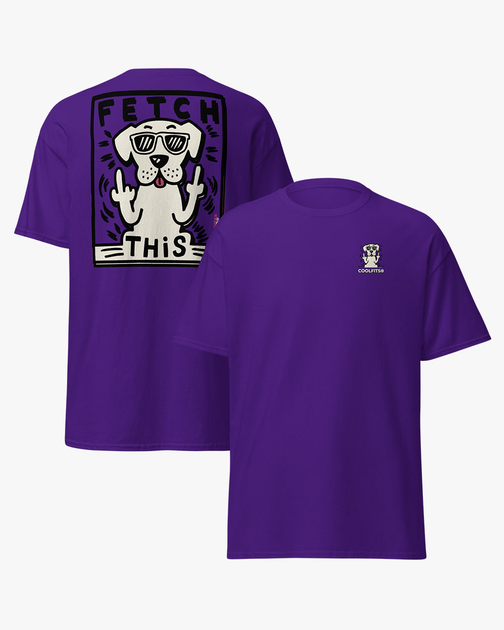 FETCH THIS - High Spotability Unisex tee - purple