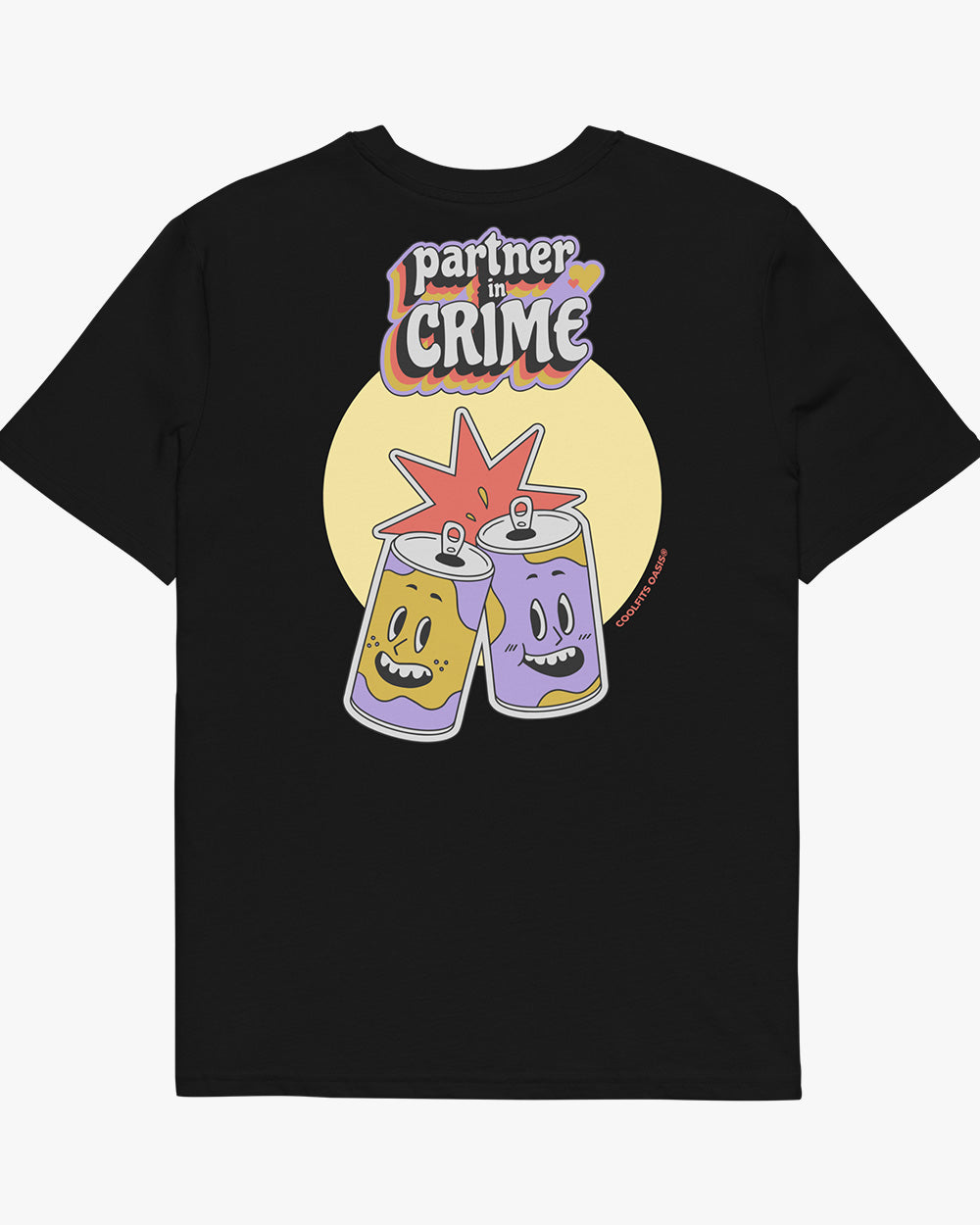 PARTNER IN CRIME - Unisex organic cotton t-shirt - black