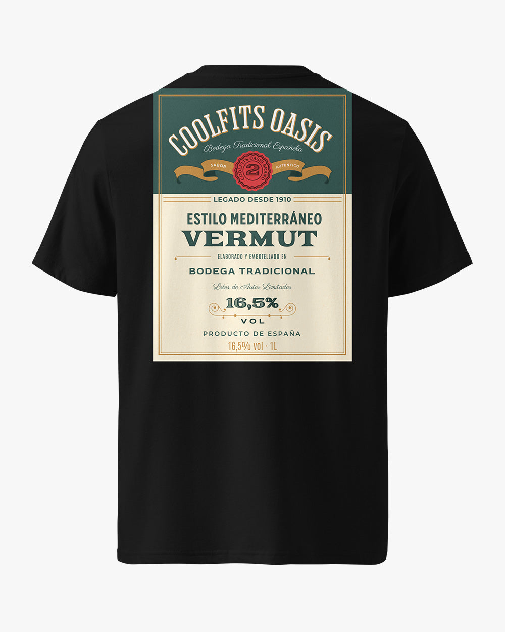 VERMUT DE ESPAÑA - Unisex organic cotton t-shirt- black