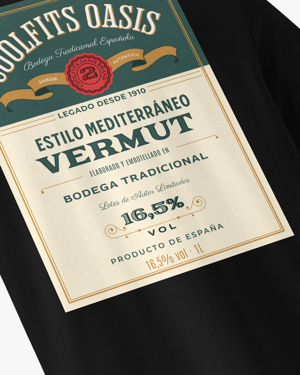 VERMUT DE ESPAÑA - Unisex organic cotton t-shirt- black