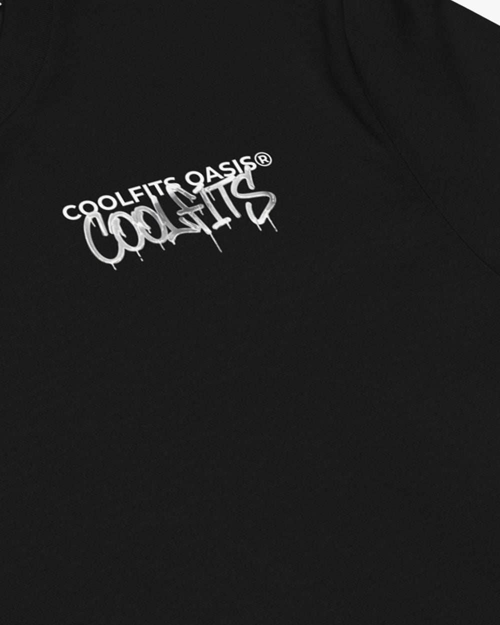 METALIC ICECREAM - Unisex organic cotton t-shirt - black