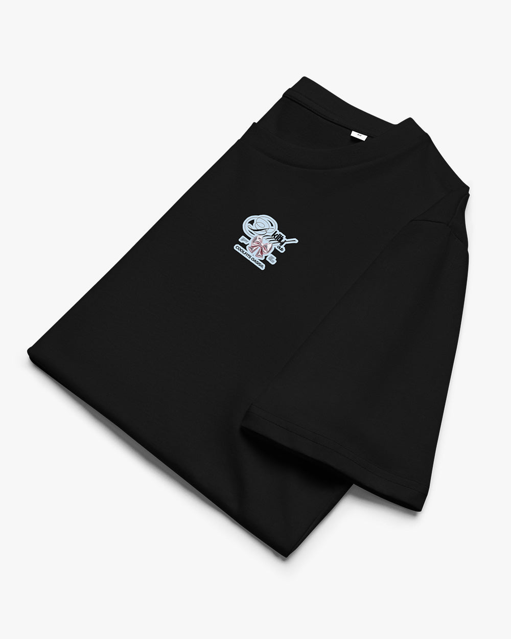 BAD KITTY CLUB - Sneaky Aesthetic Cat Unisex organic cotton t-shirt - black