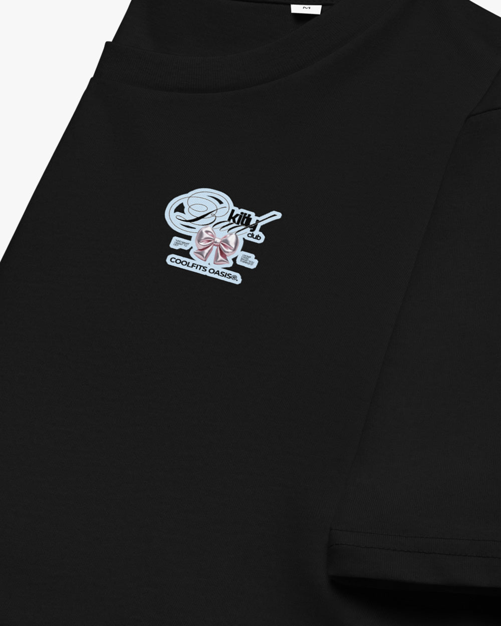 BAD KITTY CLUB - Sneaky Aesthetic Cat Unisex organic cotton t-shirt - black