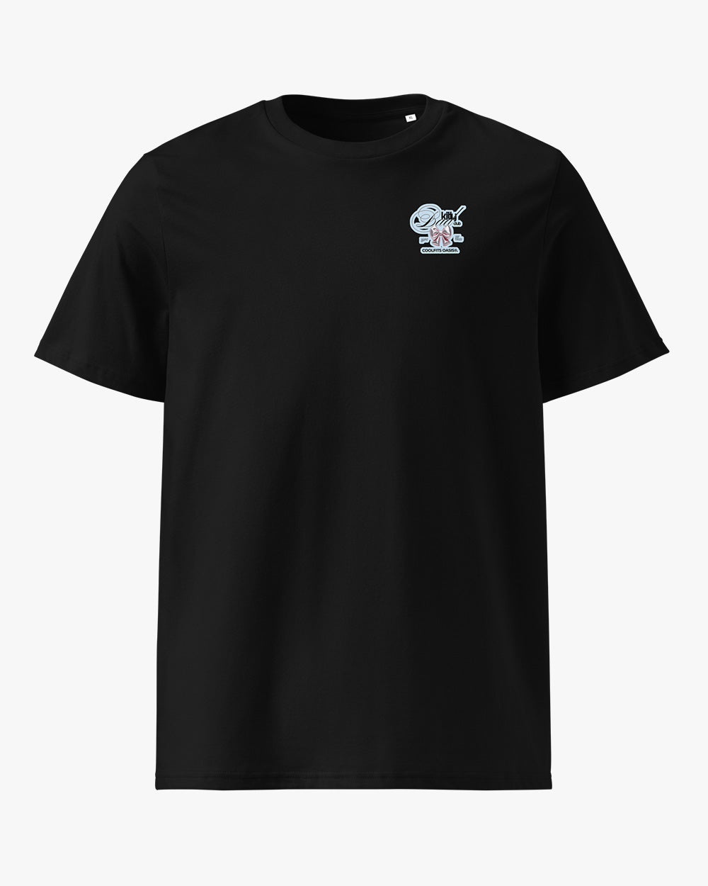 BAD KITTY CLUB - Sneaky Aesthetic Cat Unisex organic cotton t-shirt - black