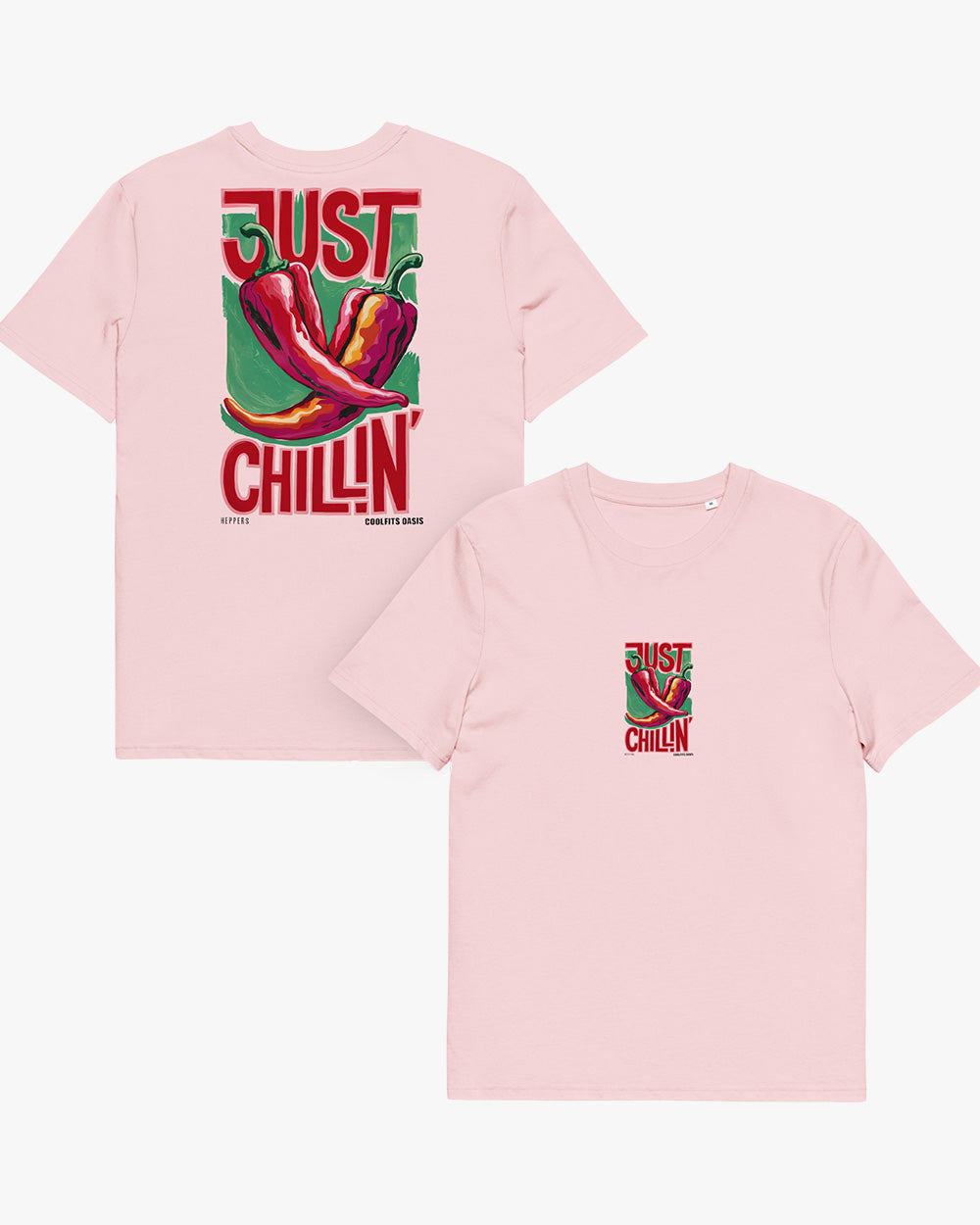 JUST CHILLIN´- Unisex organic cotton t-shirt - cotton candy pink