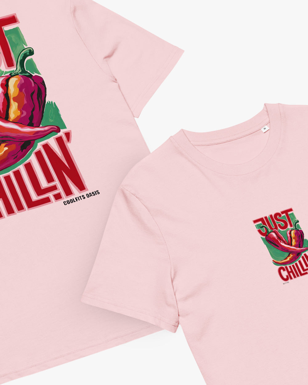 JUST CHILLIN´- Unisex organic cotton t-shirt - cotton candy pink