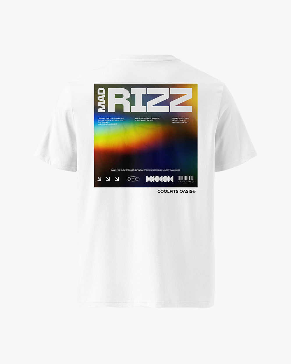 MAD RIZZ - Unisex organic cotton t-shirt - White