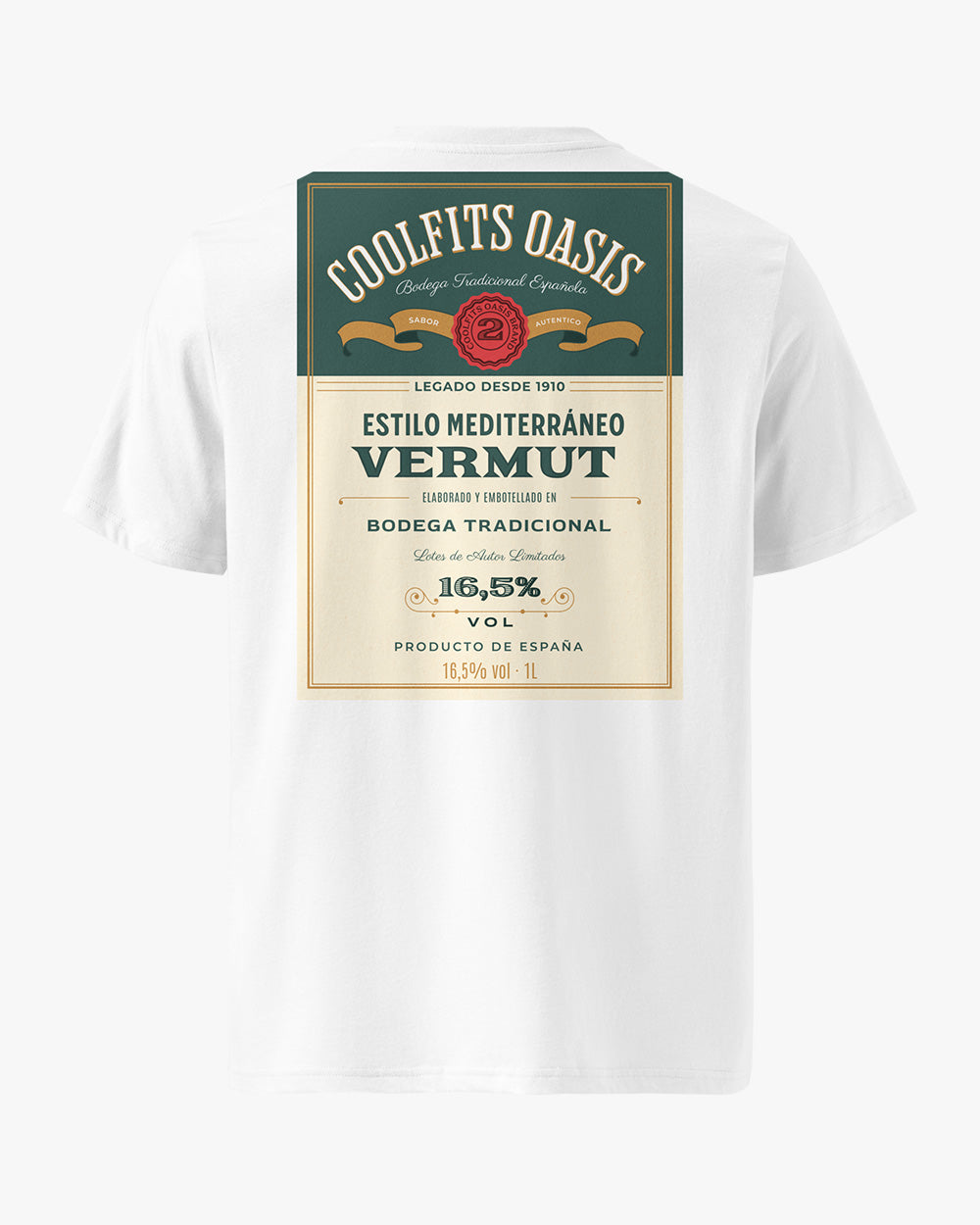 VERMUT DE ESPAÑA - Unisex organic cotton t-shirt- white