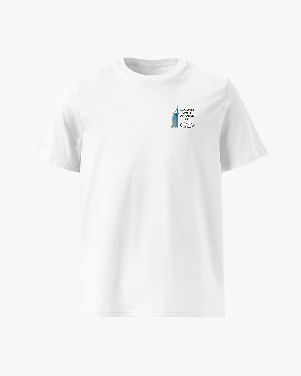 WATERCOLORS SUMMER ART - Unisex Organic Cotton T-Shirt -white