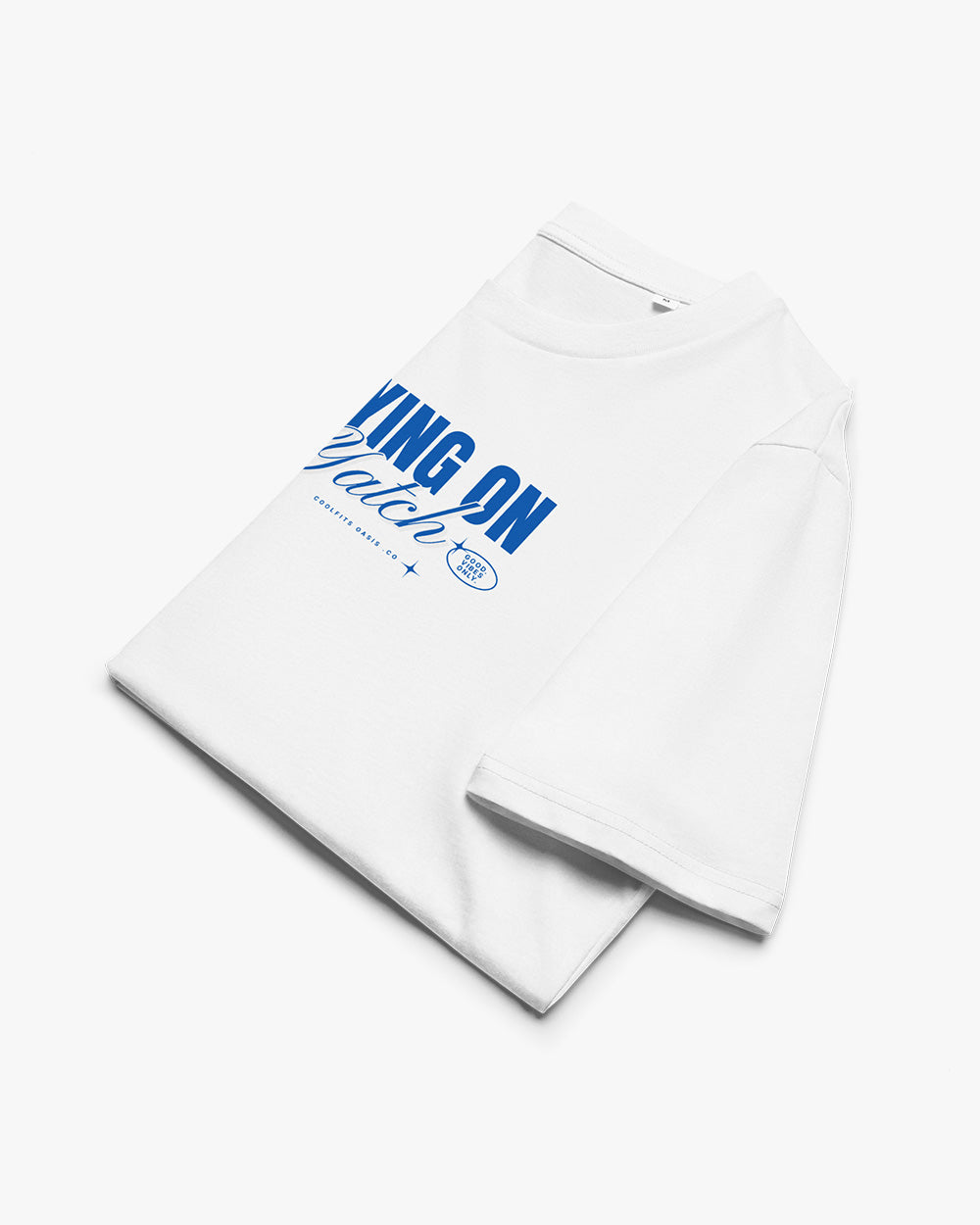 NO CRYING ON THE YATCH - Unisex organic cotton t-shirt - white
