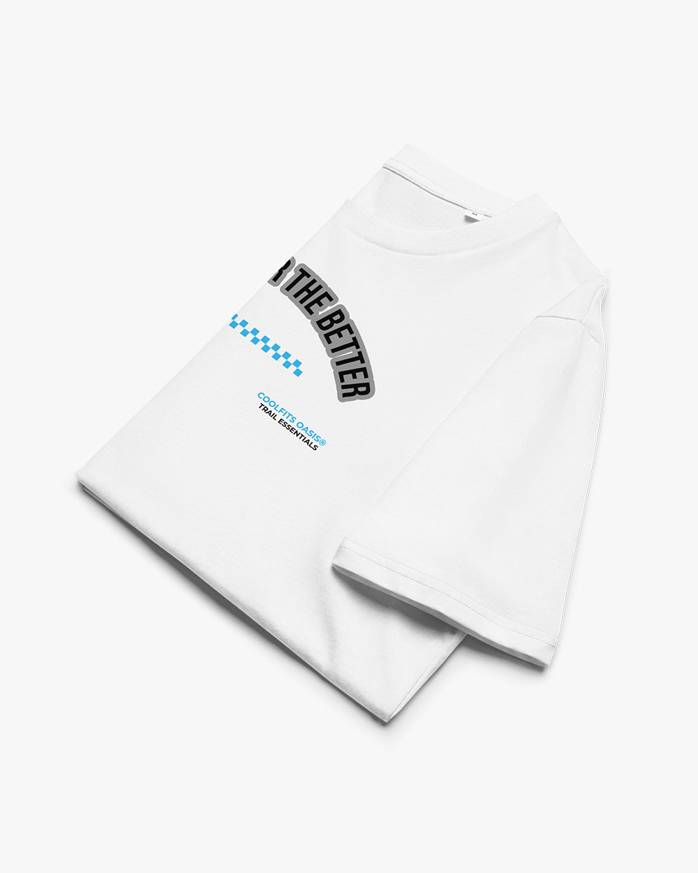 THE HIGHER THE BETTER - Unisex organic cotton t-shirt -  white