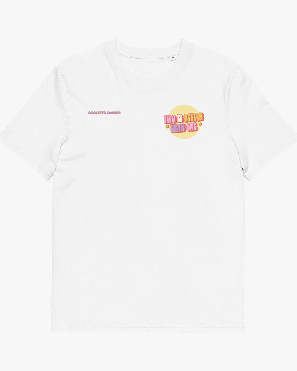PARTNER IN CRIME - Unisex organic cotton t-shirt - white