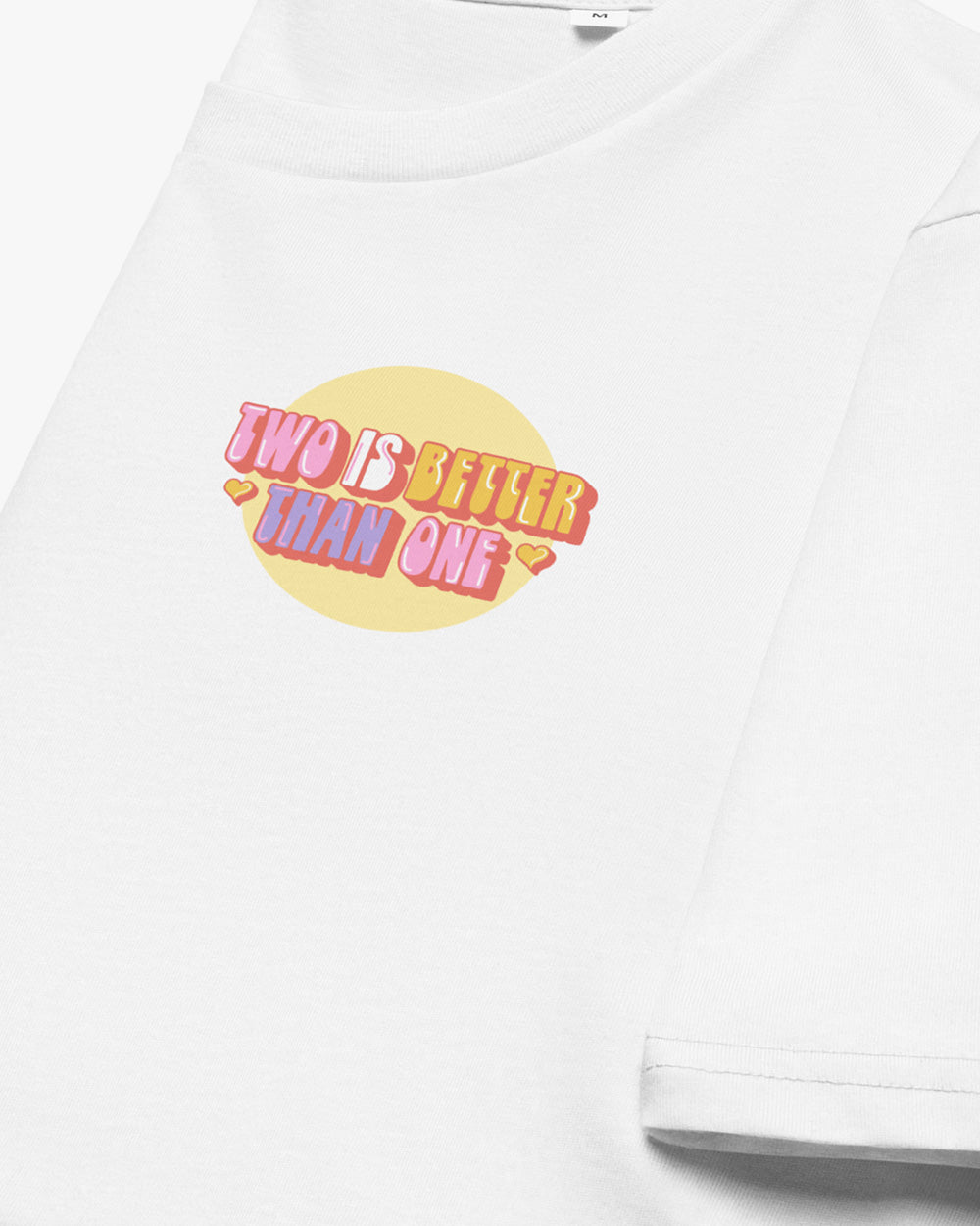 PARTNER IN CRIME - Unisex organic cotton t-shirt - white