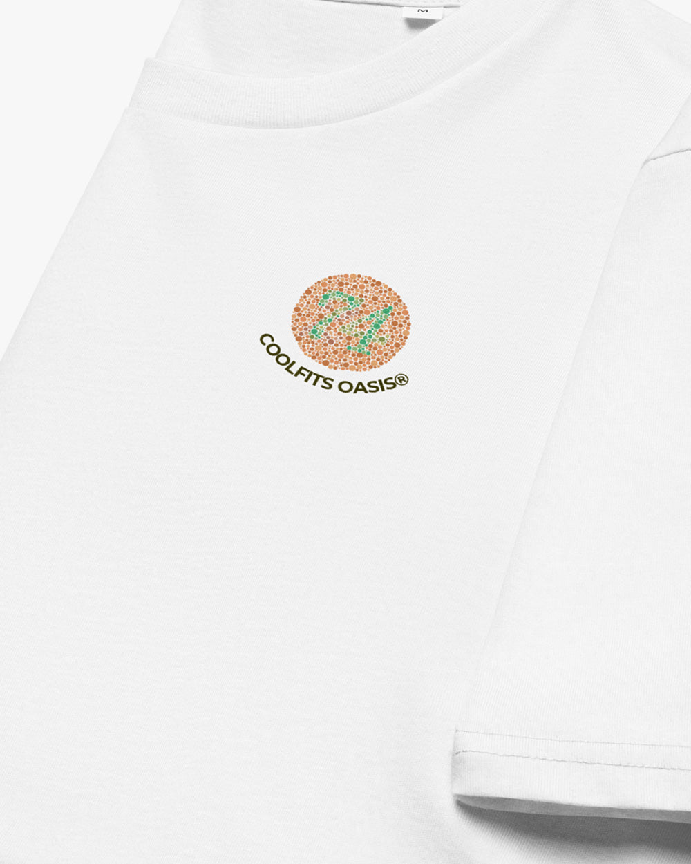 DALTONISM TEST - Unisex organic cotton t-shirt - White