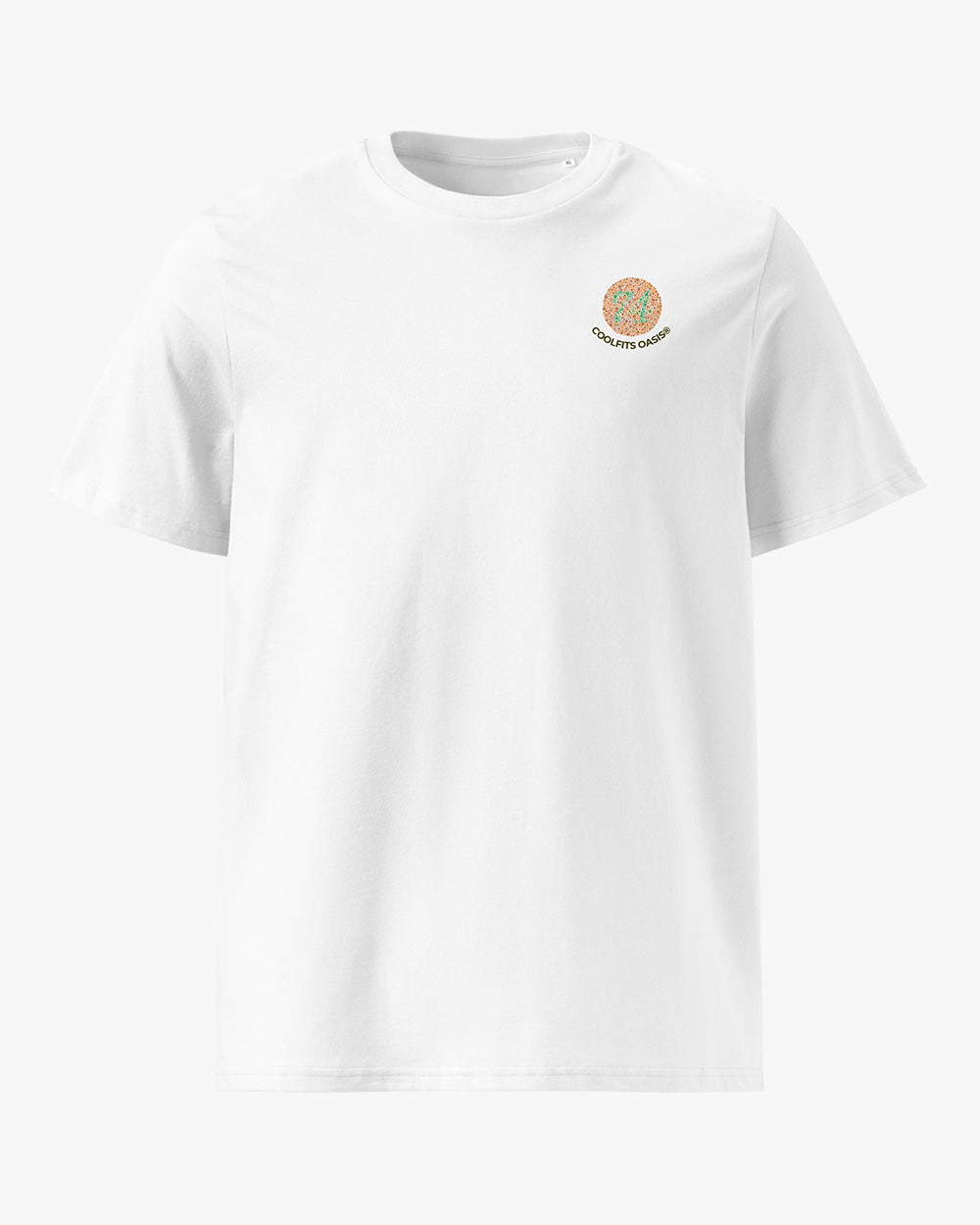 DALTONISM TEST - Unisex organic cotton t-shirt - White