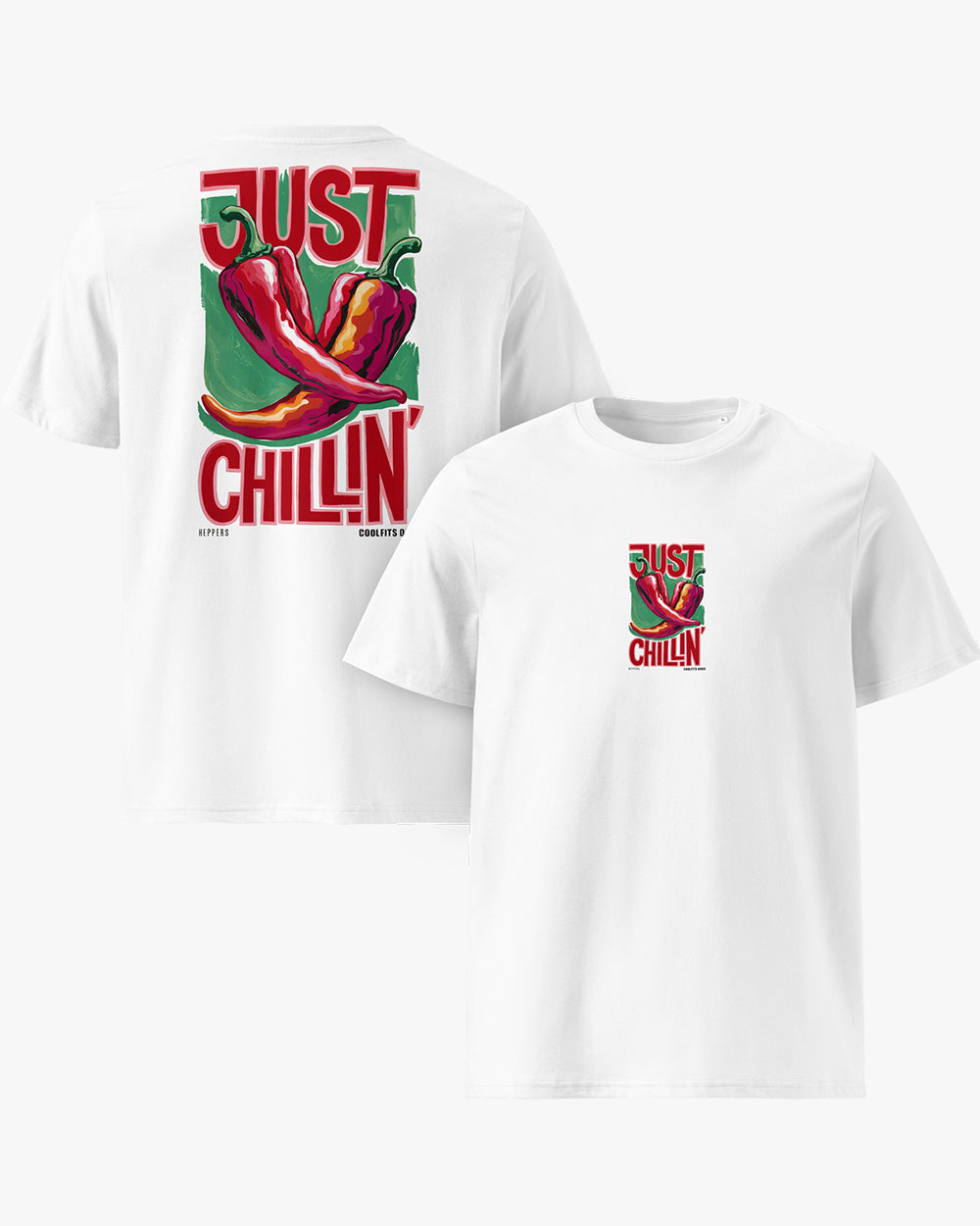 JUST CHILLIN´- Unisex organic cotton t-shirt - white