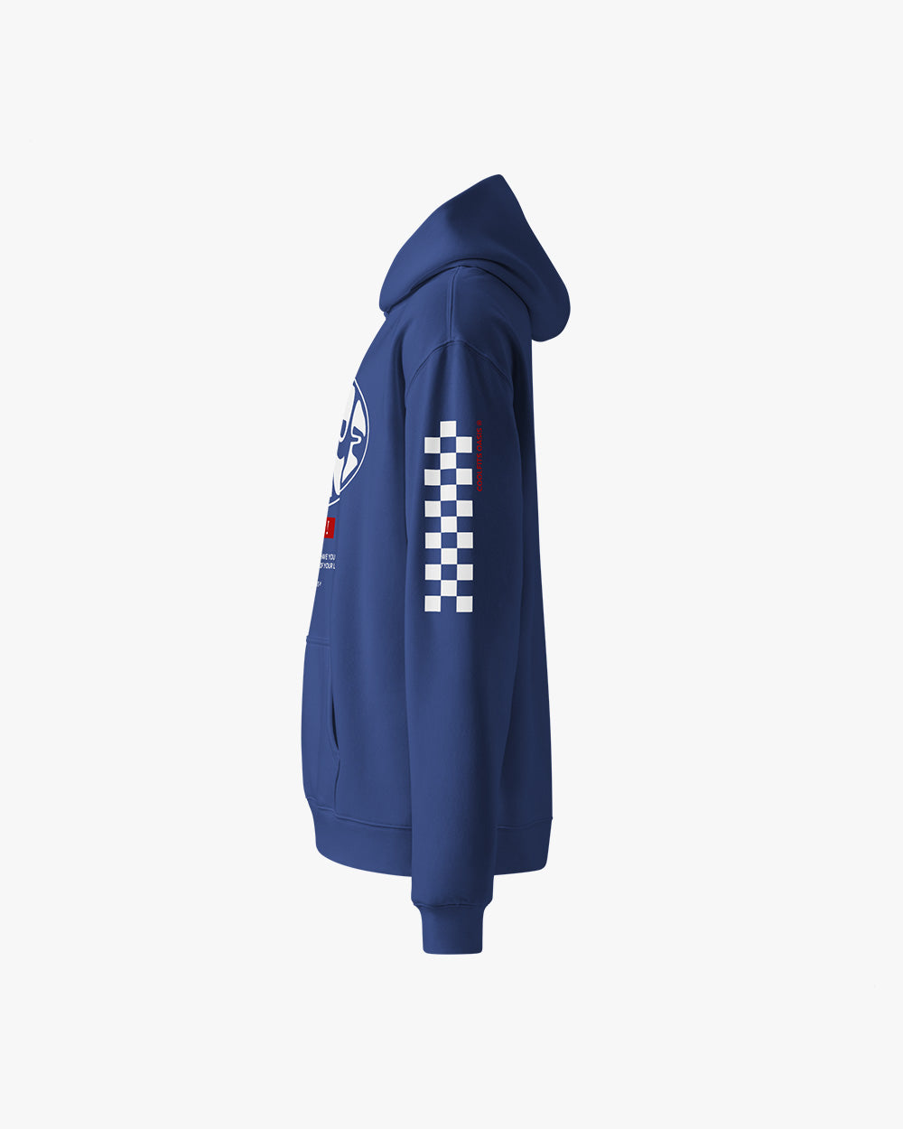 SURF PLEASE! - Unisex dropped shoulders hoodie - Cobalt